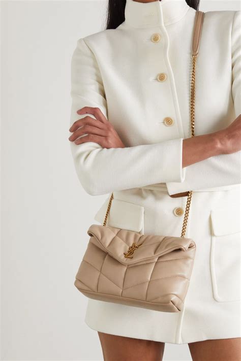 ysl quilted leather crossbody bag|YSL crossbody bag beige.